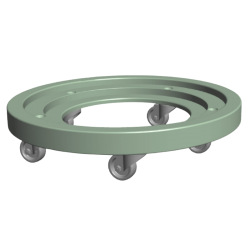Socle rouleur PEHD pour Fût...