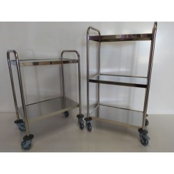 Chariot INOX 2 ou 3 plateaux